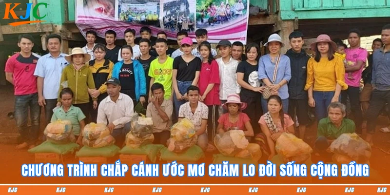 Chương trình Chắp cánh ước mơ chăm lo đời sống cộng đồng
